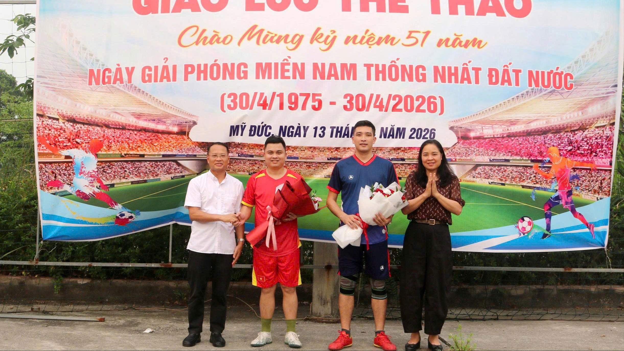 Mỹ Đức lan tỏa tinh thần đoàn kết lương - giáo qua hoạt động thể thao ý nghĩa