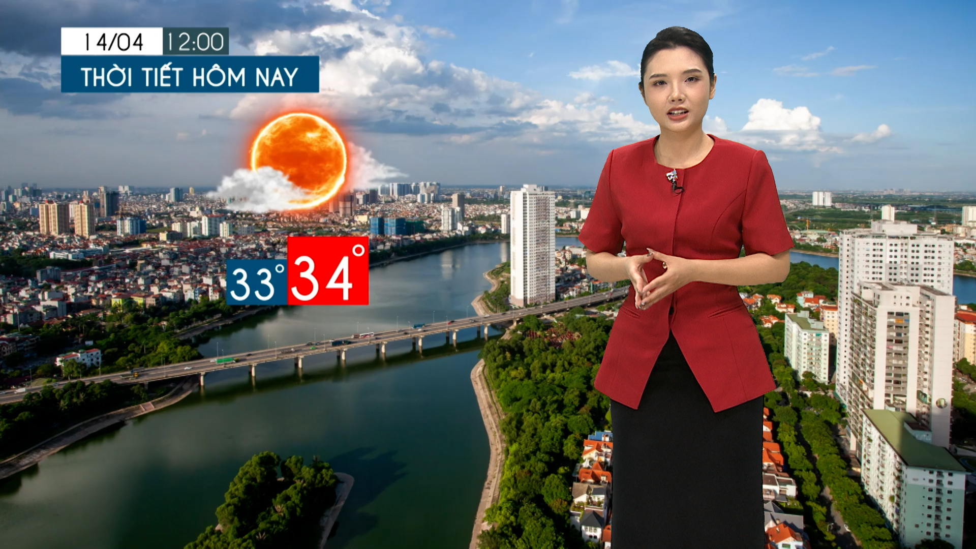 Dự báo thời tiết tối | 14/04/2026