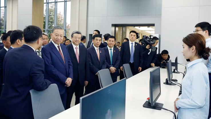 Tổng Bí thư, Chủ tịch nước Tô Lâm thăm Khu mới Hùng An, tỉnh Hà Bắc (Trung Quốc)