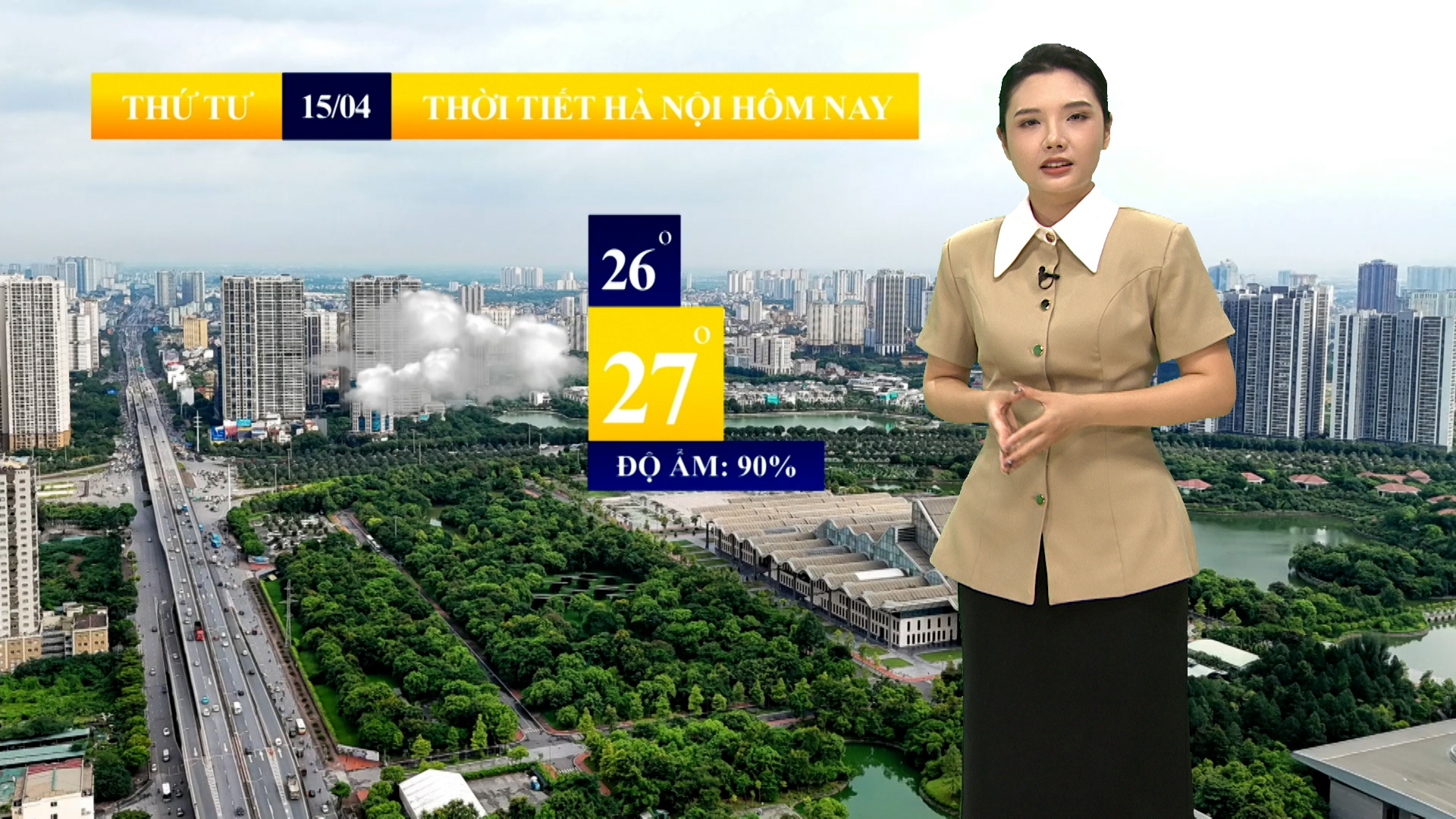 Dự báo thời tiết sáng | 15/04/2026