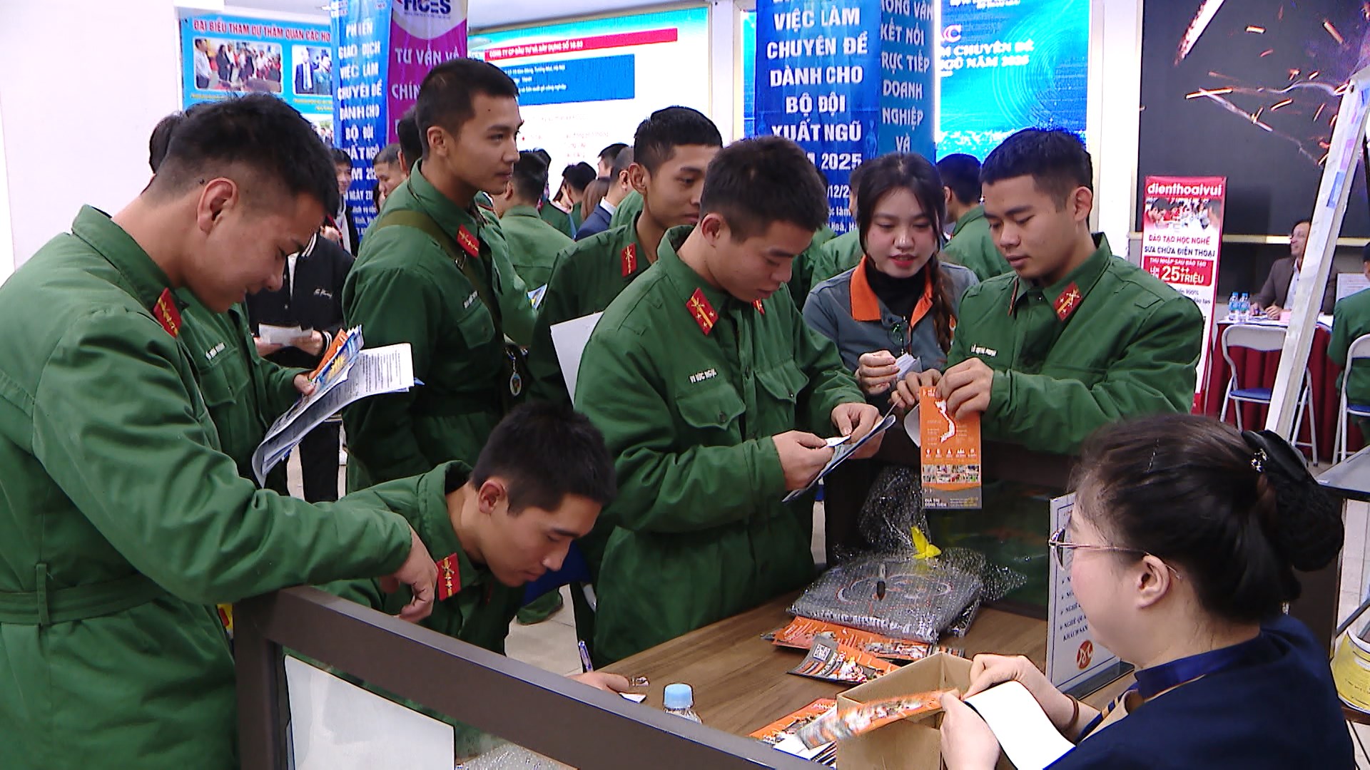 Hiệu quả từ chính sách việc làm cho bộ đội xuất ngũ