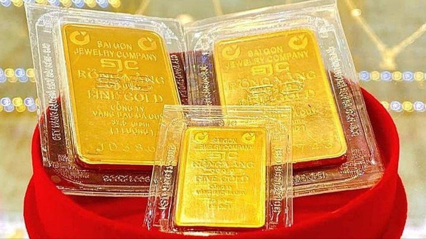 Giá vàng 14/4 đồng loạt giảm gần 1 triệu đồng/lượng