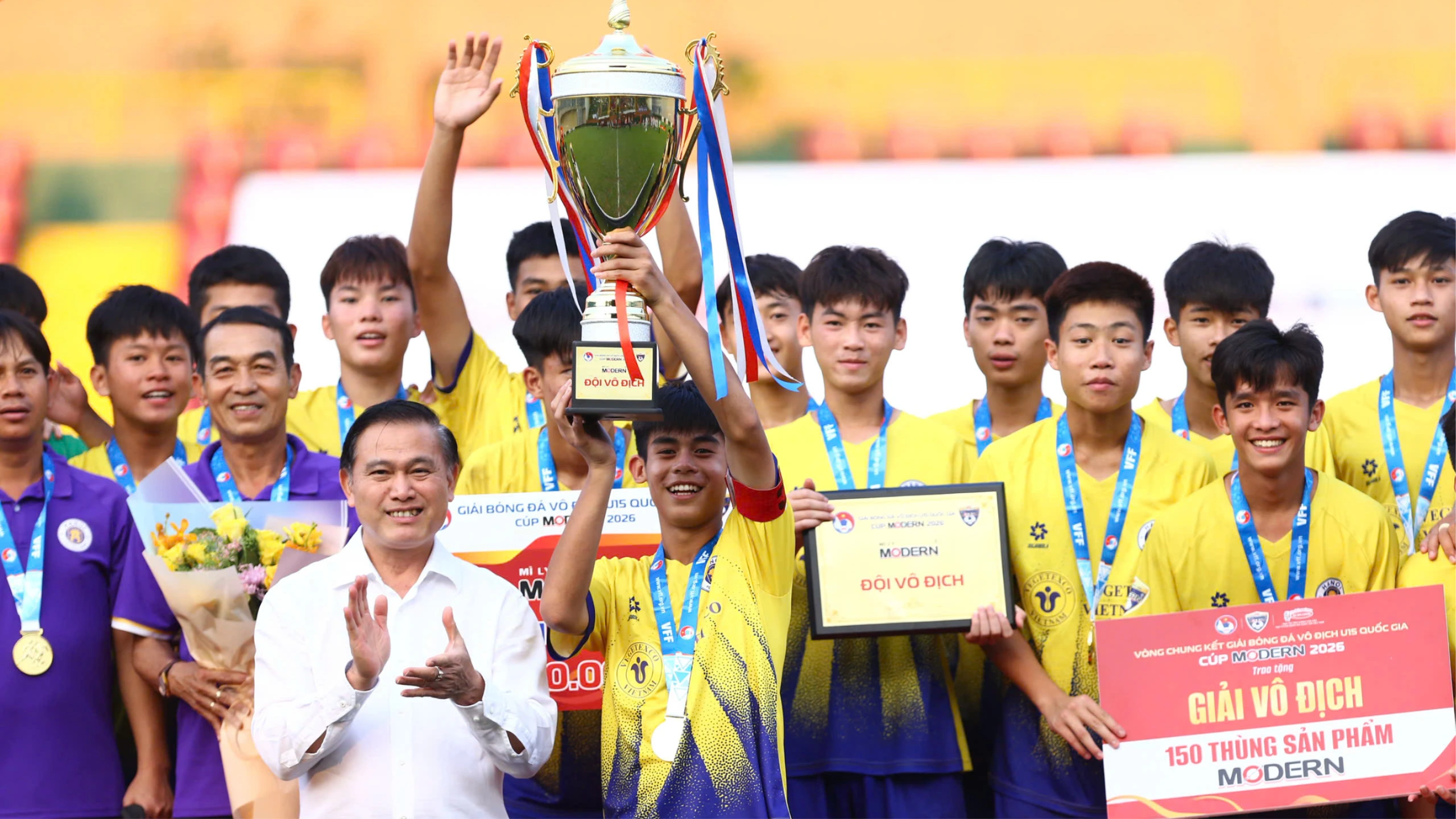 Bóng đá Hà Nội ghi dấu ấn ở Giải U15 Quốc gia