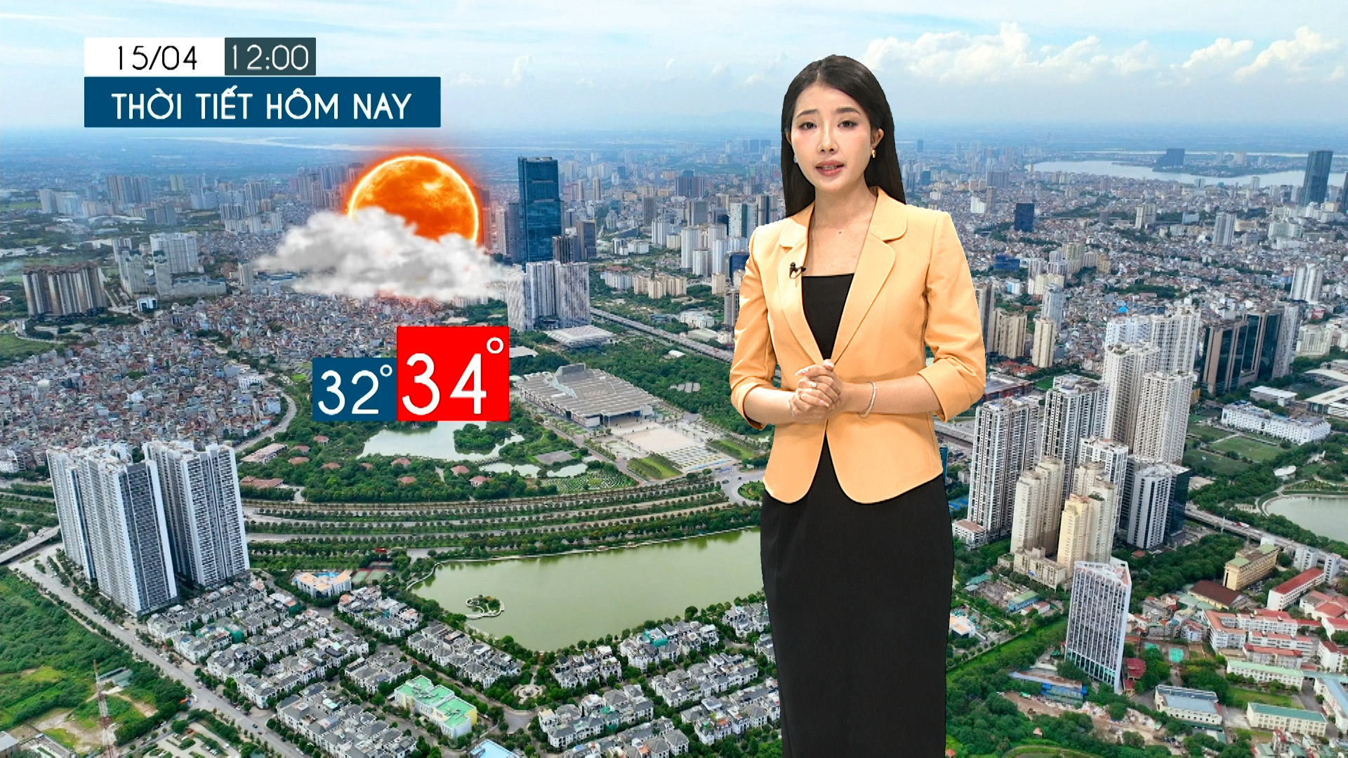 Dự báo thời tiết tối | 15/04/2026