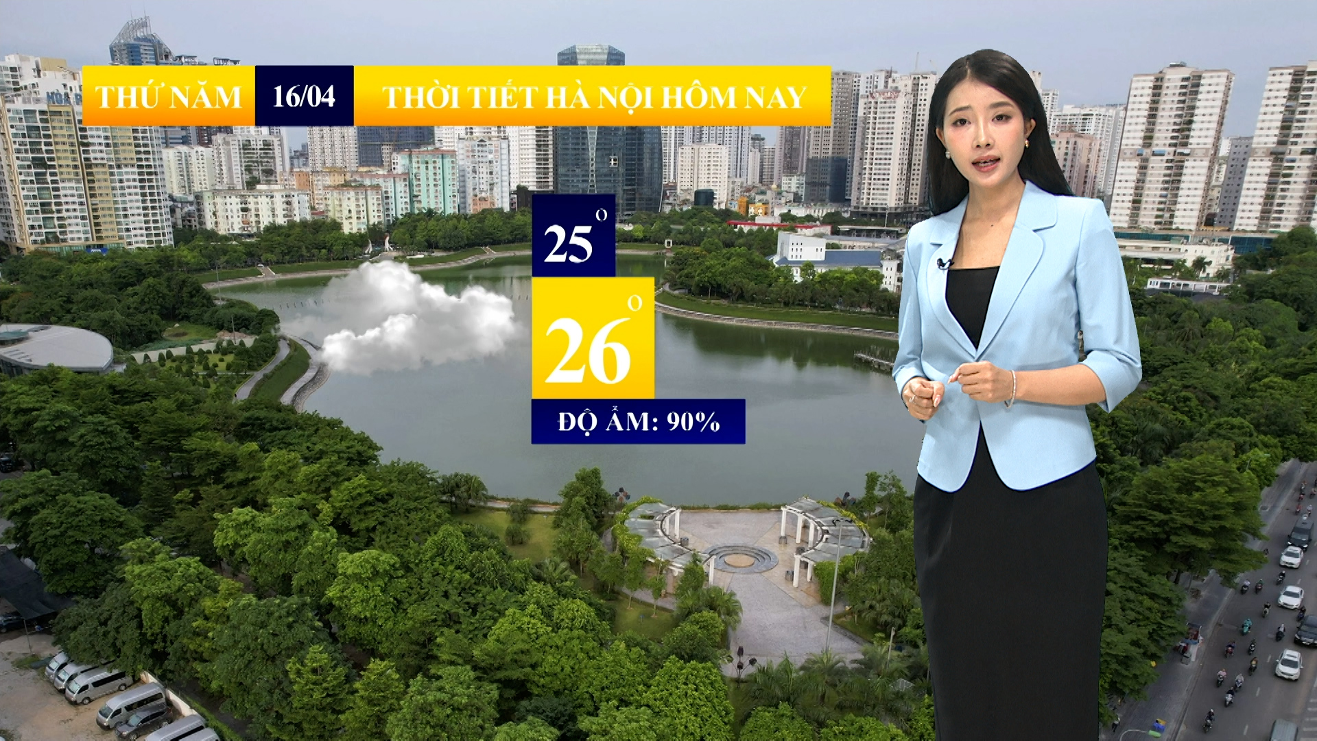 Dự báo thời tiết sáng | 16/04/2026