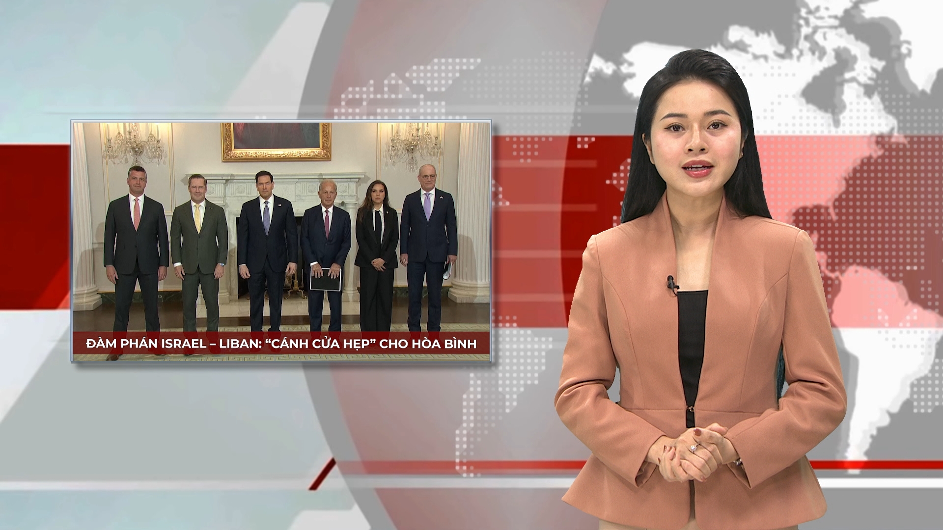 Đàm phán Israel - Liban: 'Cánh cửa hẹp' cho hòa bình | Nhìn ra thế giới | 16/04/2026