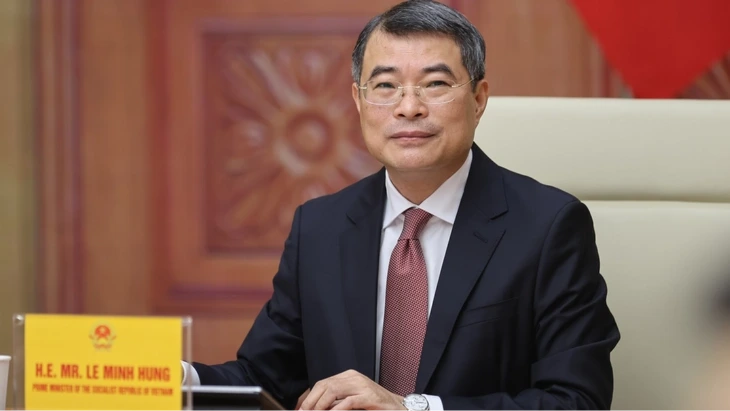 Thủ tướng Lê Minh Hưng làm việc với Đoàn doanh nghiệp Hoa Kỳ