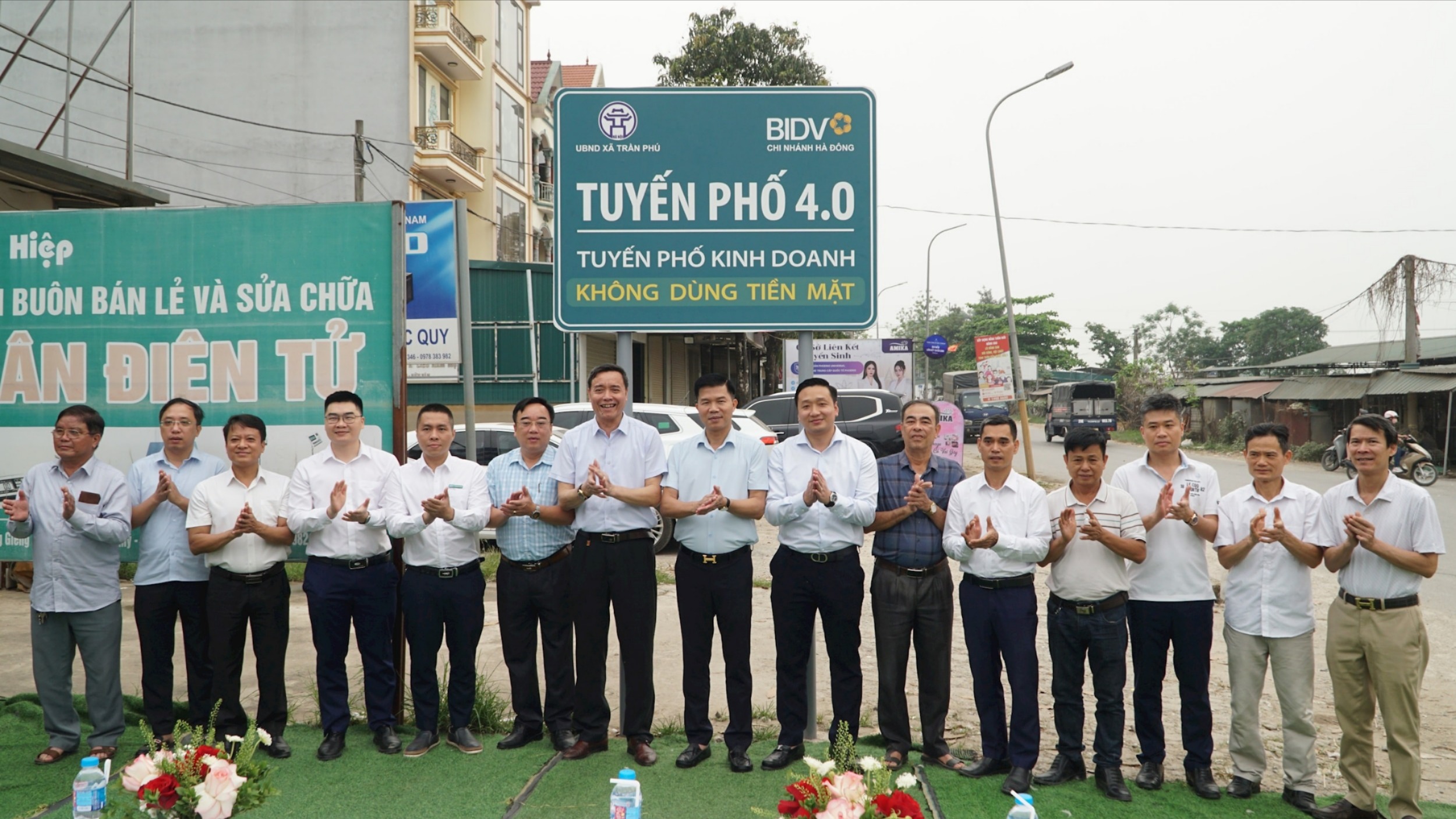 Tuyến phố không tiền mặt ở xã Trần Phú