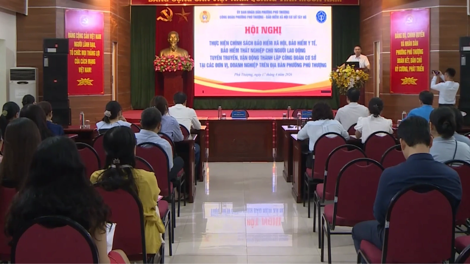 Phường Phú Thượng đảm bảo an sinh xã hội cho người lao động