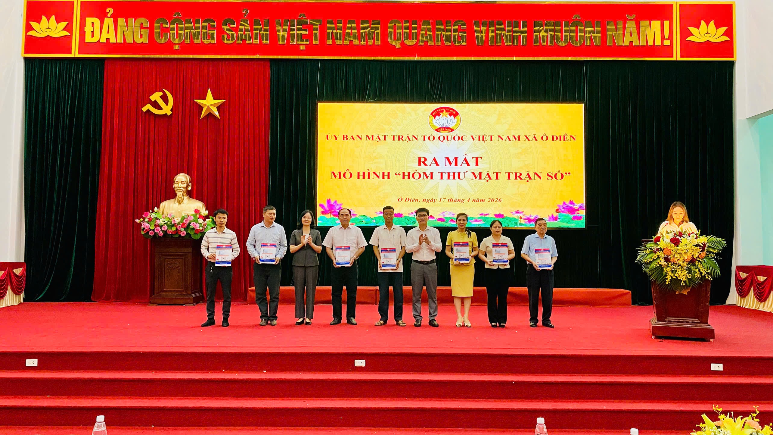 Xã Ô Diên đẩy mạnh hoạt động Mặt trận, kêu gọi ủng hộ Quỹ 'Vì biển đảo Việt Nam'