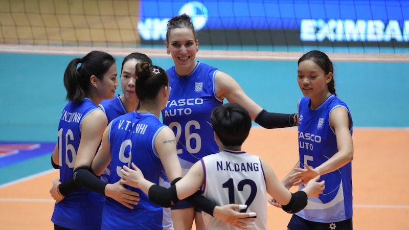 Bóng chuyền nữ Hà Nội toàn thắng vòng 1 giải VĐQG
