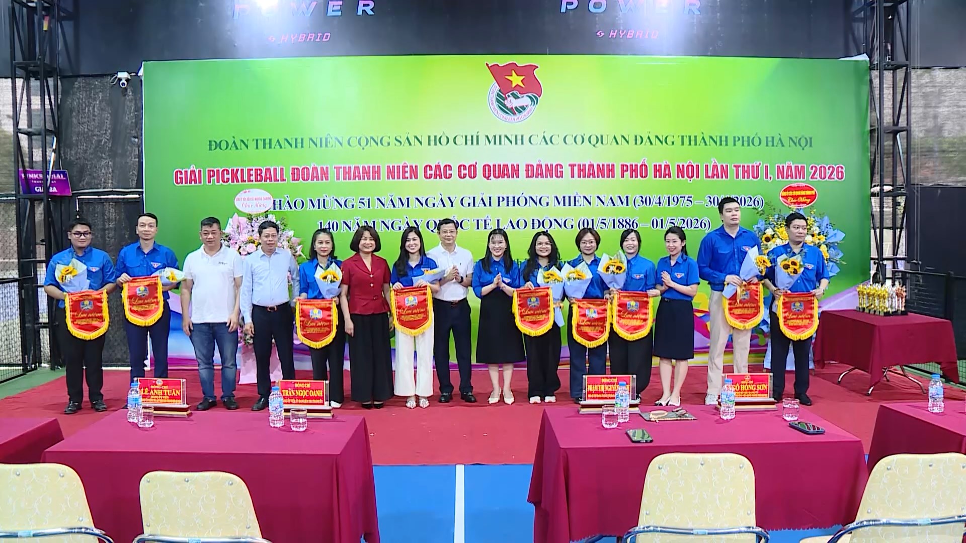 Thanh niên Thủ đô sôi nổi tham dự giải Pickleball