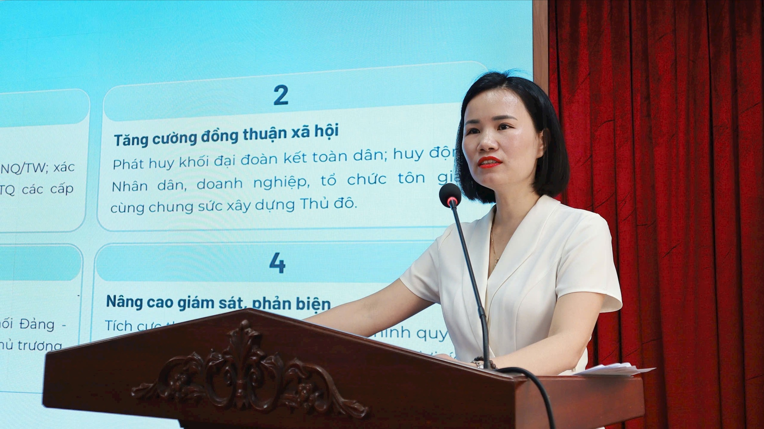 Mặt trận cơ sở chủ động nâng cao kỹ năng giám sát phản biện