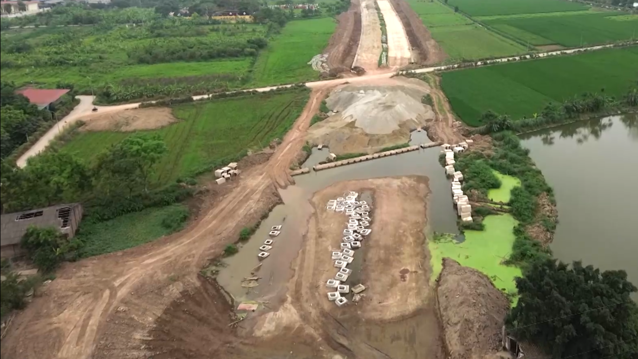 Nỗ lực GPMB đường gom phía Đông cao tốc Pháp Vân – Cầu Giẽ