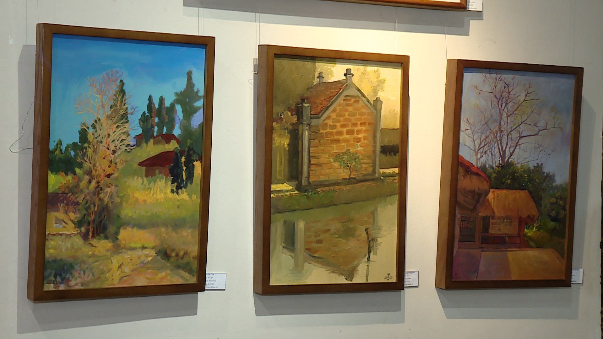 Cảnh sắc quê hương qua tranh của Hoàng Khánh Du