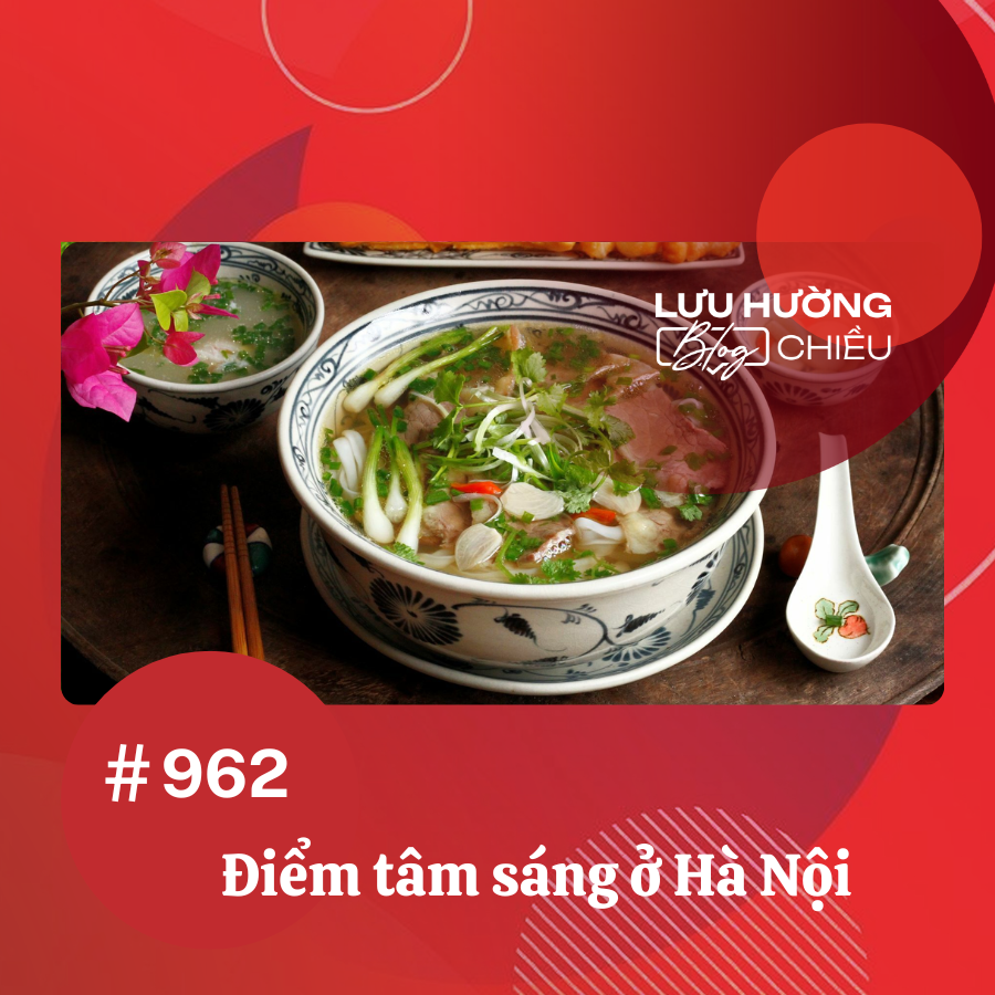 Điểm tâm sáng ở Hà Nội