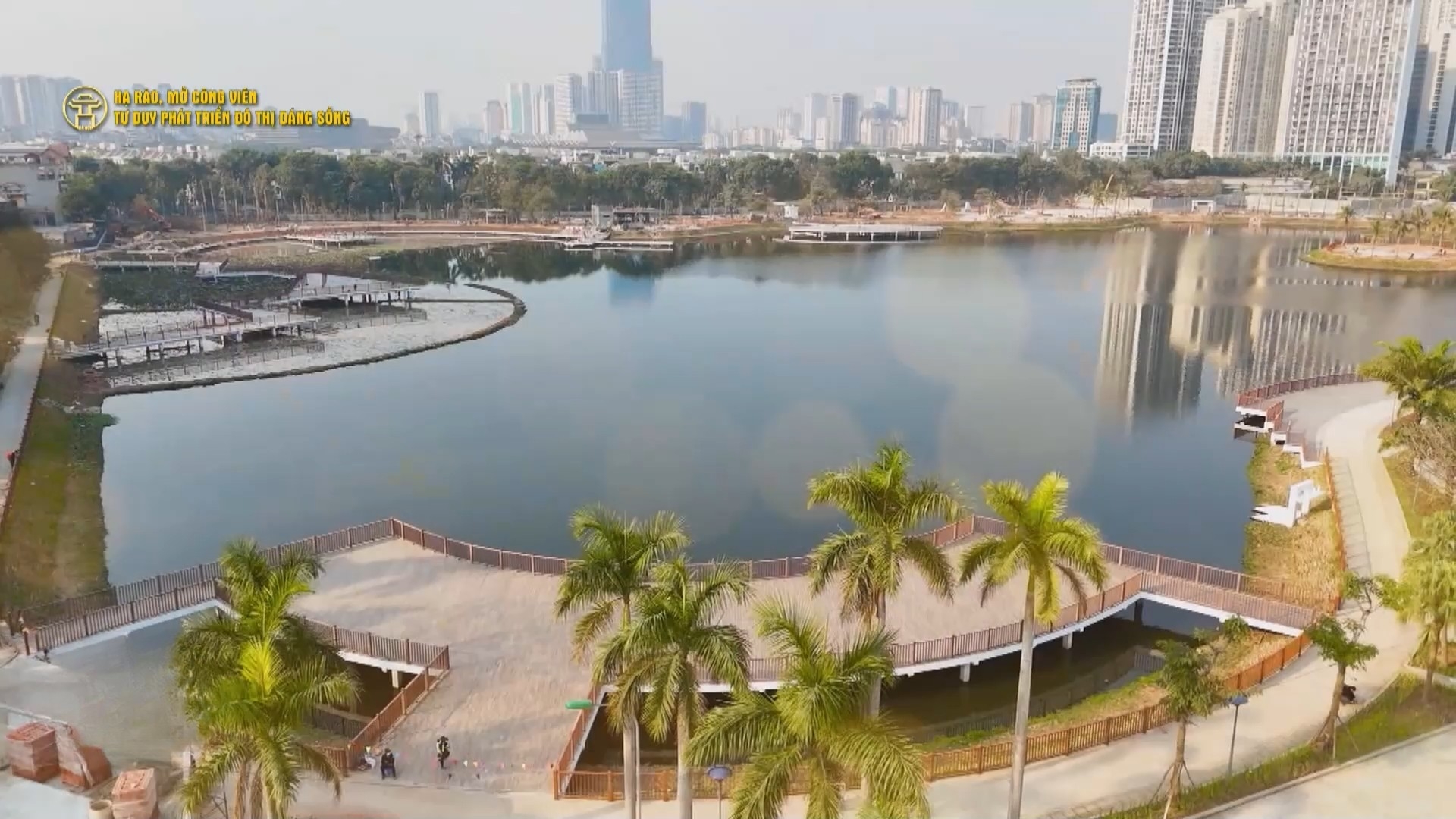 Công viên hạ rào, diện mạo thay đổi