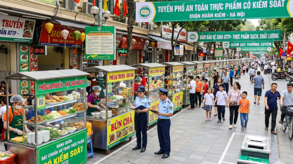 Mô hình tuyến phố An toàn thực phẩm bước đầu phát huy hiệu quả