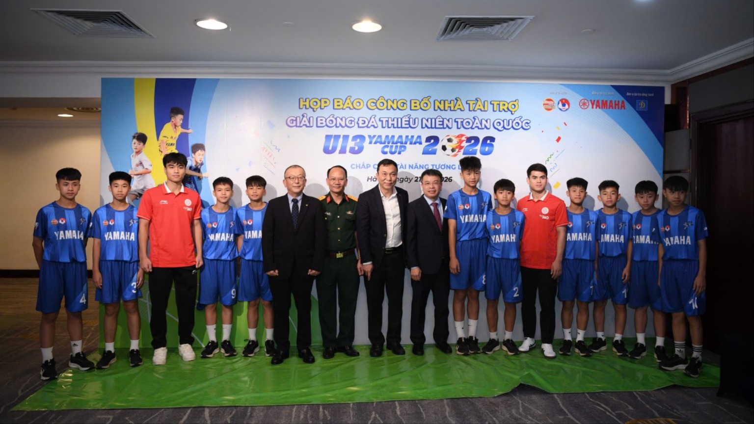Công bố giải bóng đá thiếu niên U13 toàn quốc Yamaha Cup 2026