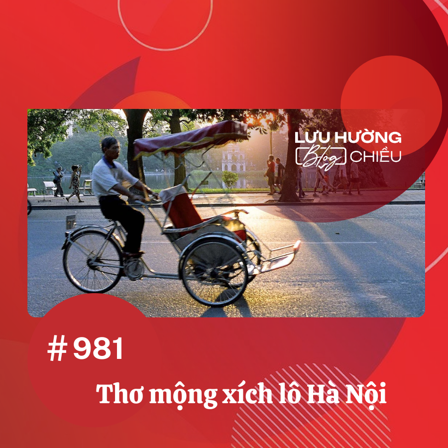 Thơ mộng xích lô Hà Nội