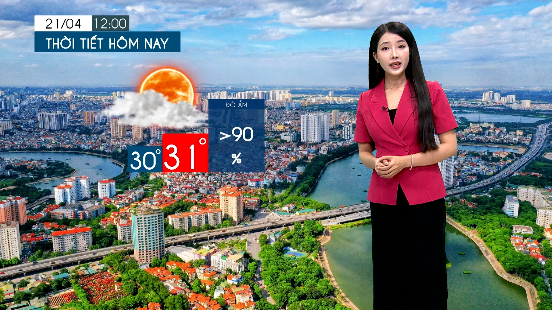 Dự báo thời tiết tối | 21/4/2026