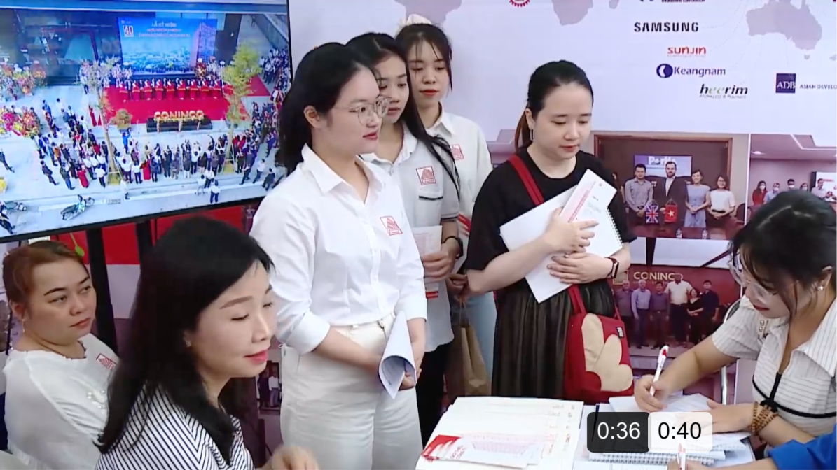 Sức nóng Ngày hội việc làm 2026 tại Đại học Kiến trúc Hà Nội