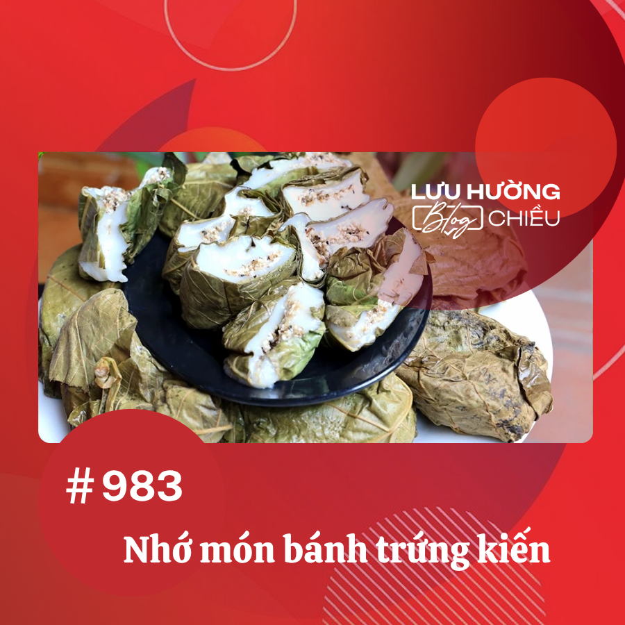 Nhớ món bánh trứng kiến