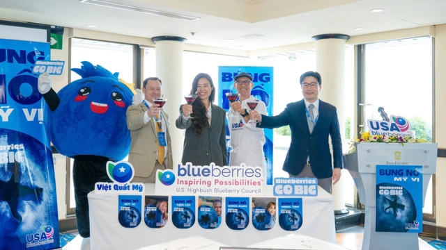 Việt Nam là thị trường tăng trưởng nhanh của việt quất Hoa Kỳ