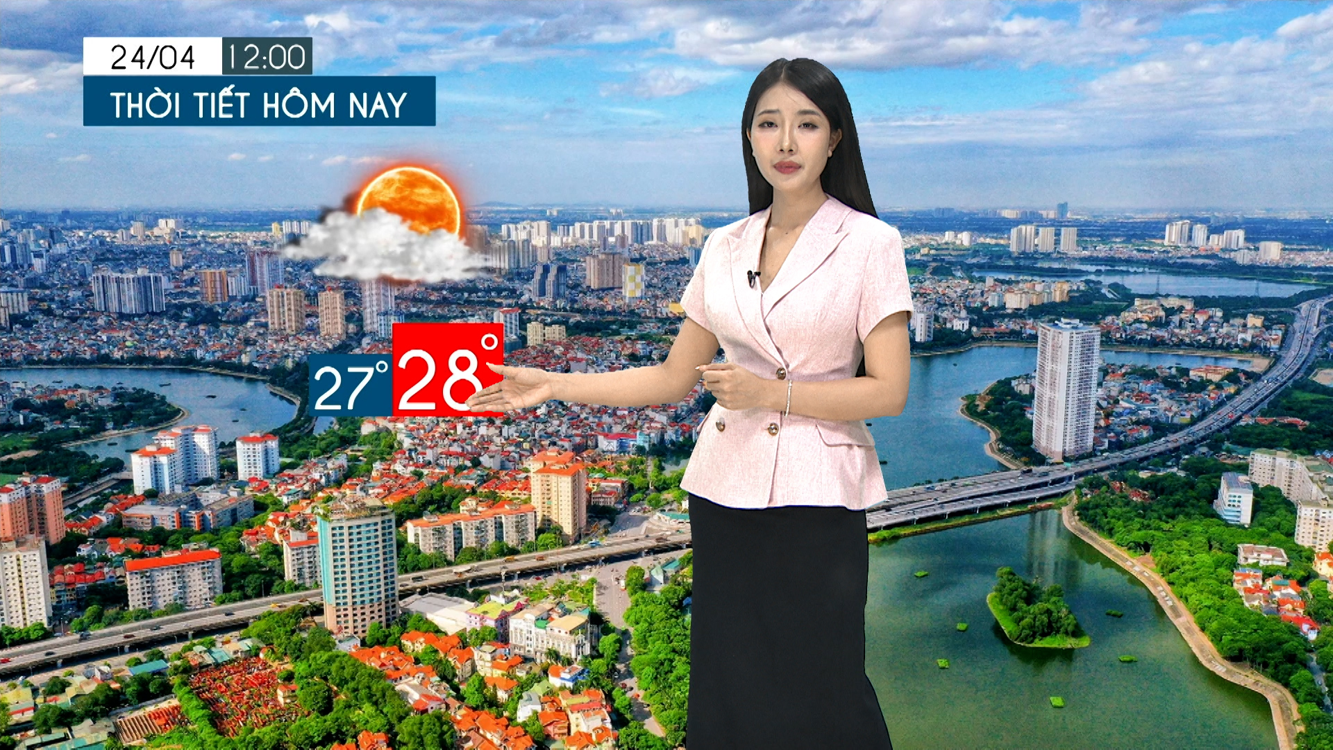 Dự báo thời tiết tối | 24/04/2026