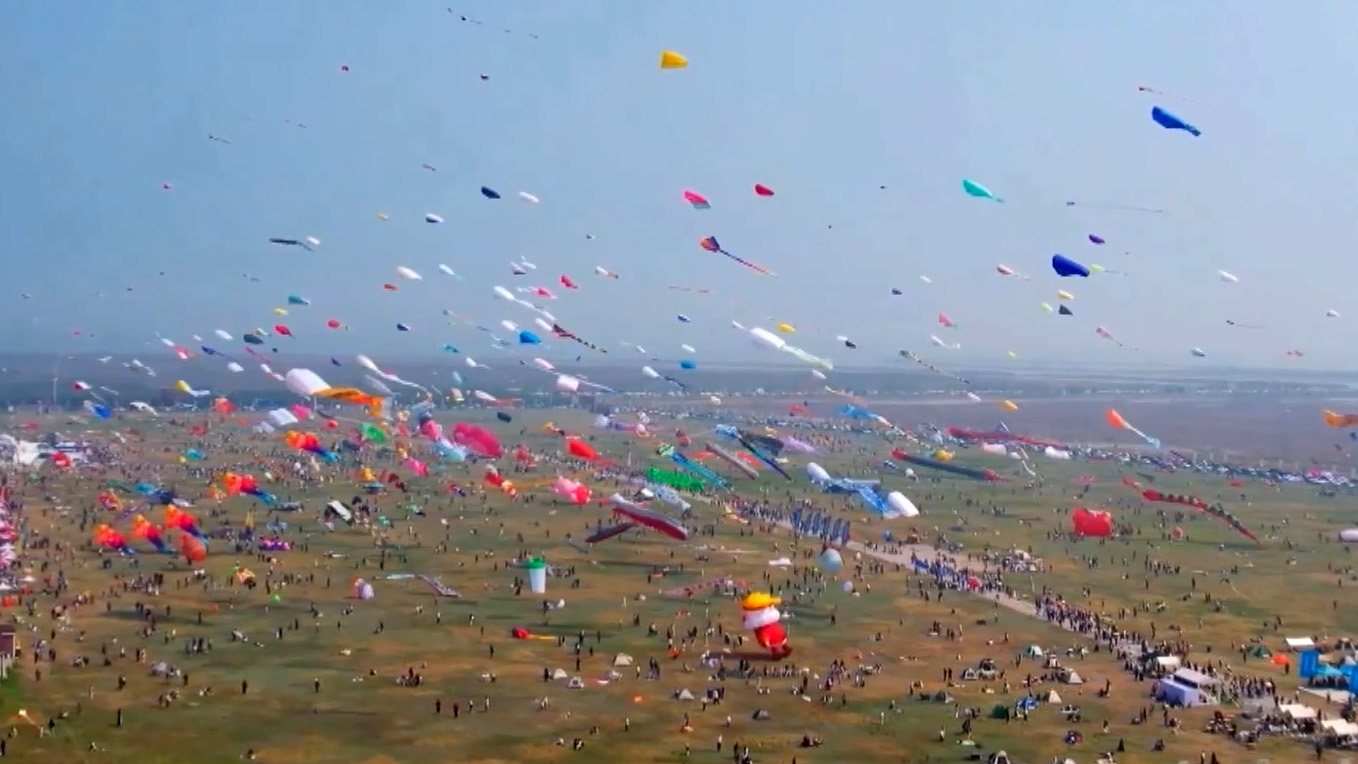 Sôi động lễ hội diều quốc tế Duy Phường, Trung Quốc