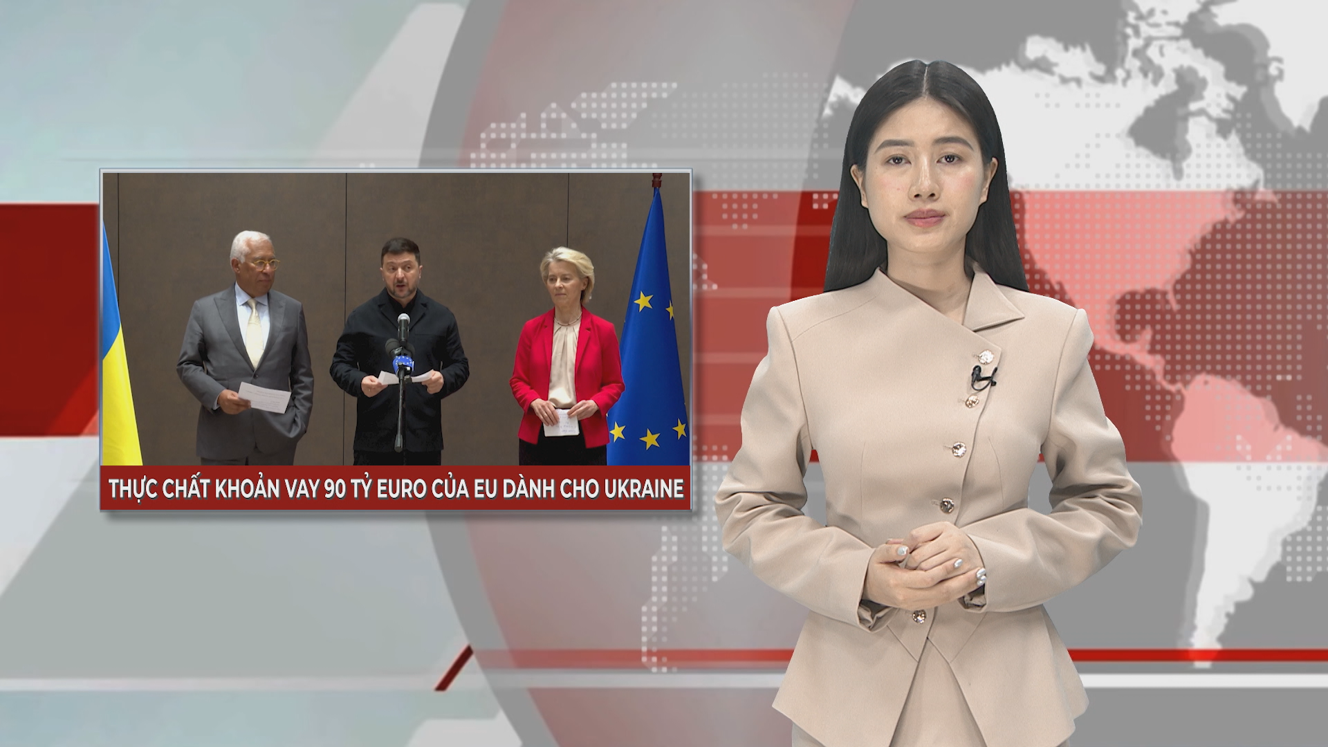 Thực chất khoản vay 90 tỷ euro của EU dành cho Ukraine | Nhìn ra thế giới | 24/04/2026