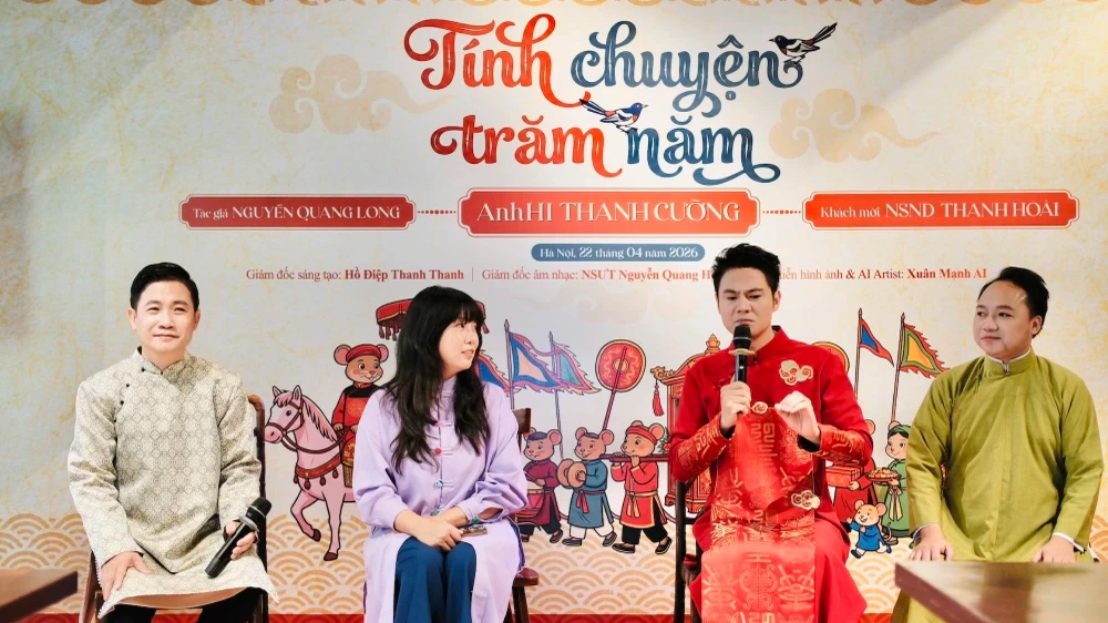Tái hiện 'đám cưới chuột' bằng AI trong MV đậm chất dân gian 