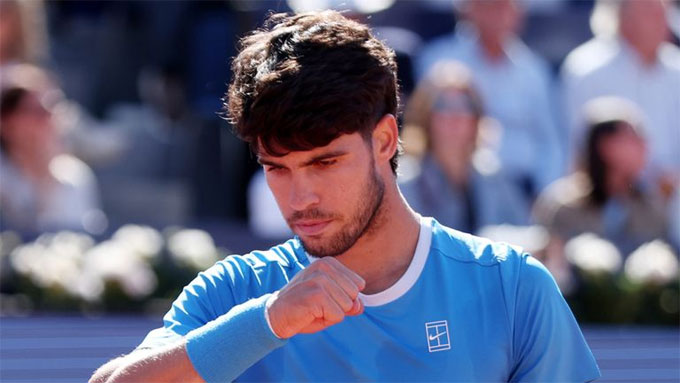 Carlos Alcaraz không tham dự Roland Garros