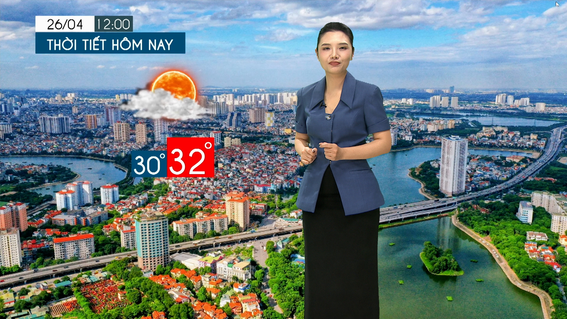 Dự báo thời tiết tối | 26/04/2026