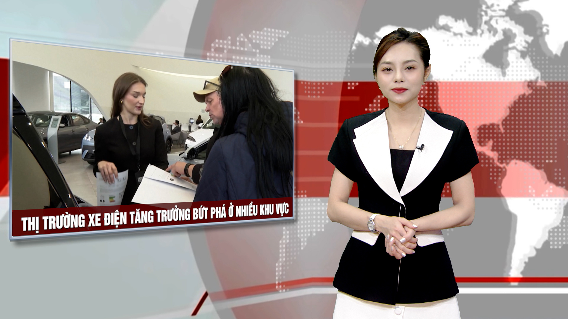 Thị trường xe điện tăng trưởng bứt phá ở nhiều khu vực | Nhìn ra thế giới | 26/04/2026