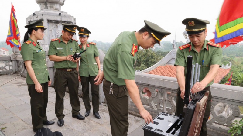 Đảm bảo an ninh trật tự tại Lễ hội Đền Hùng