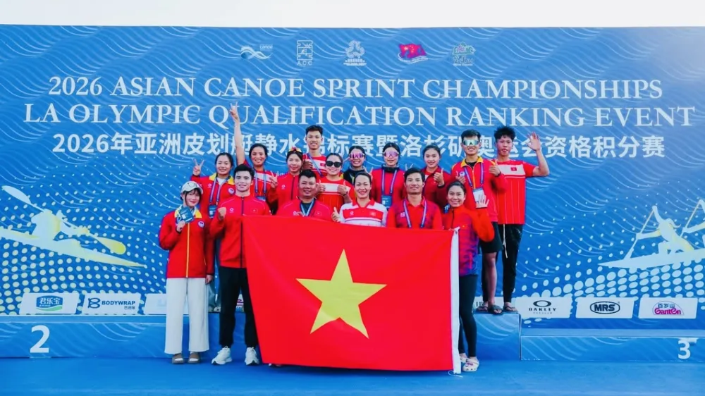 Canoeing Việt Nam giành 1 HCV giải vô địch châu Á