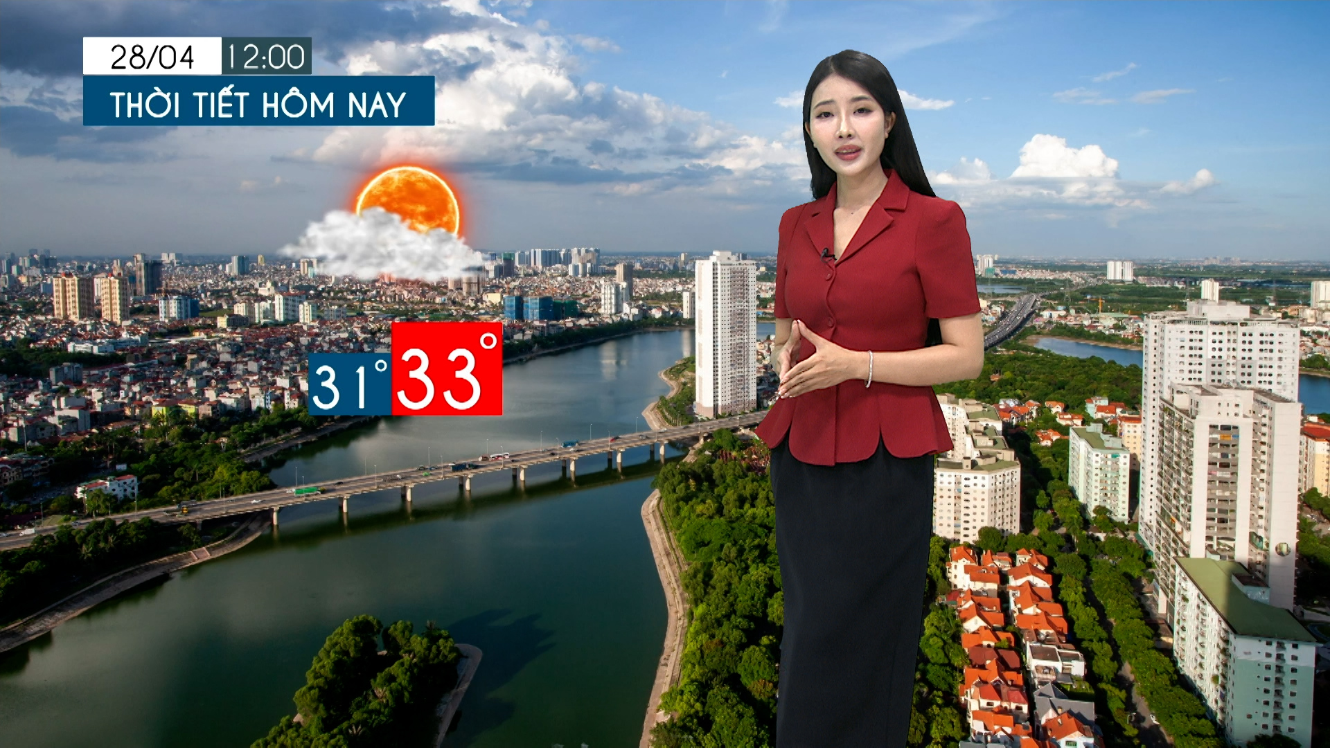 Dự báo thời tiết tối | 28/04/2026