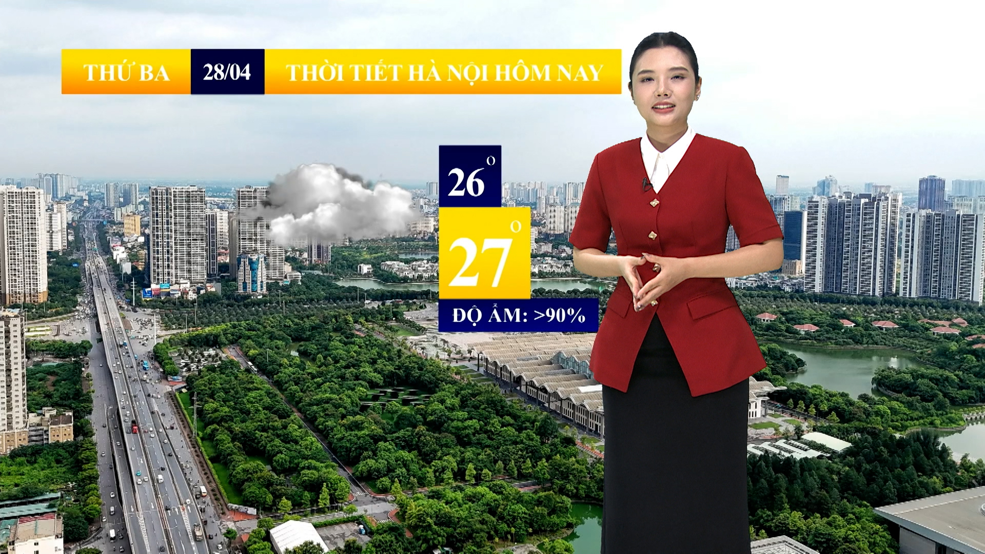 Dự báo thời tiết sáng | 28/04/2026