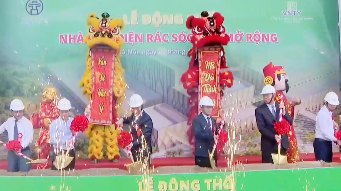 Khởi công mở rộng nhà máy điện rác Sóc Sơn  