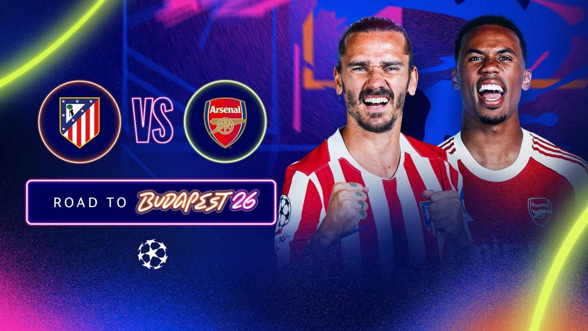 Atletico Madrid và Arsenal chuẩn bị cho trận lượt đi 