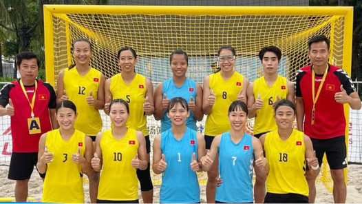 Bóng ném bãi biển Việt Nam vào chung kết Asian Beach Games 6