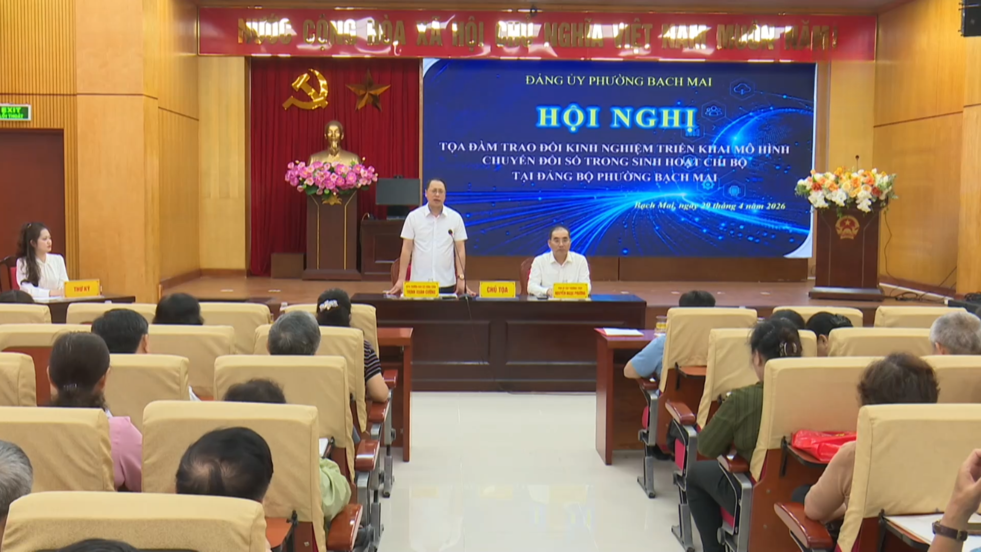 Phường Bạch Mai chia sẻ kinh nghiệm trong xây dựng ‘Chi bộ số’