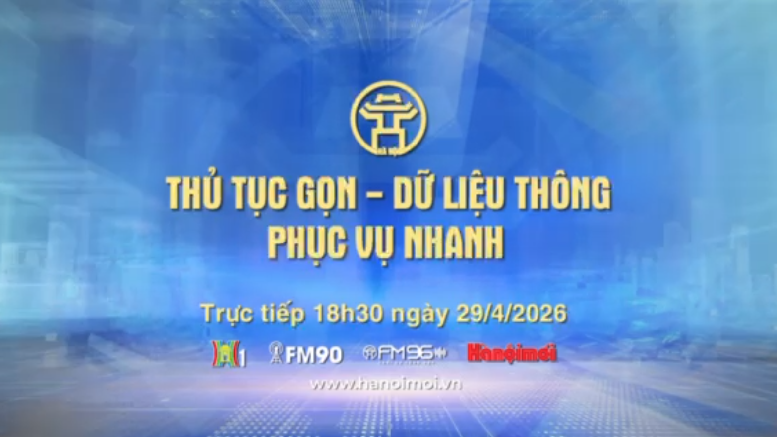 Đón xem Chương trình Thời sự: 'Thủ tục gọn - Dữ liệu thông - Phục vụ nhanh'