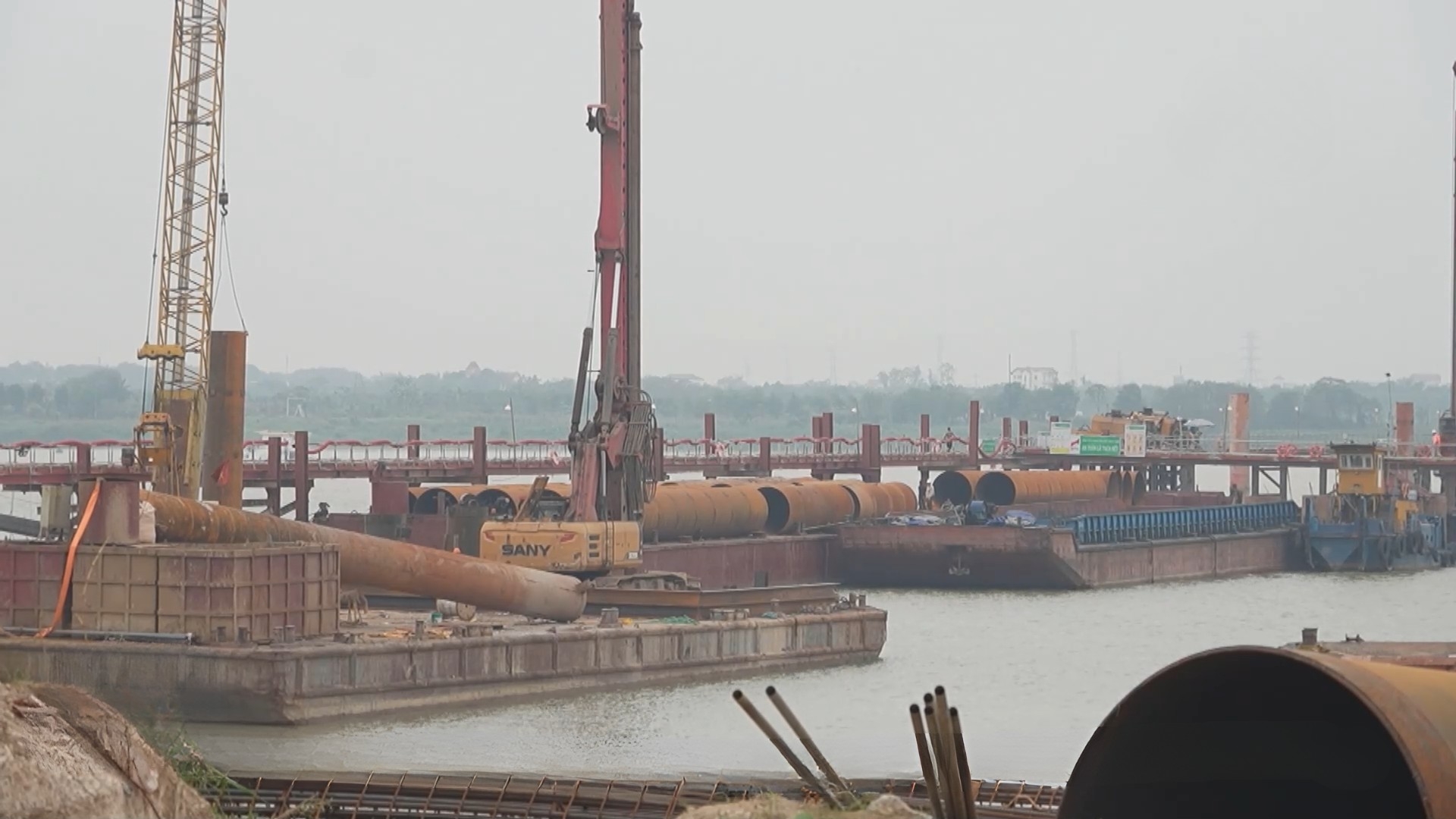 Dự án cầu Thượng Cát tăng tốc hoàn thành đúng tiến độ