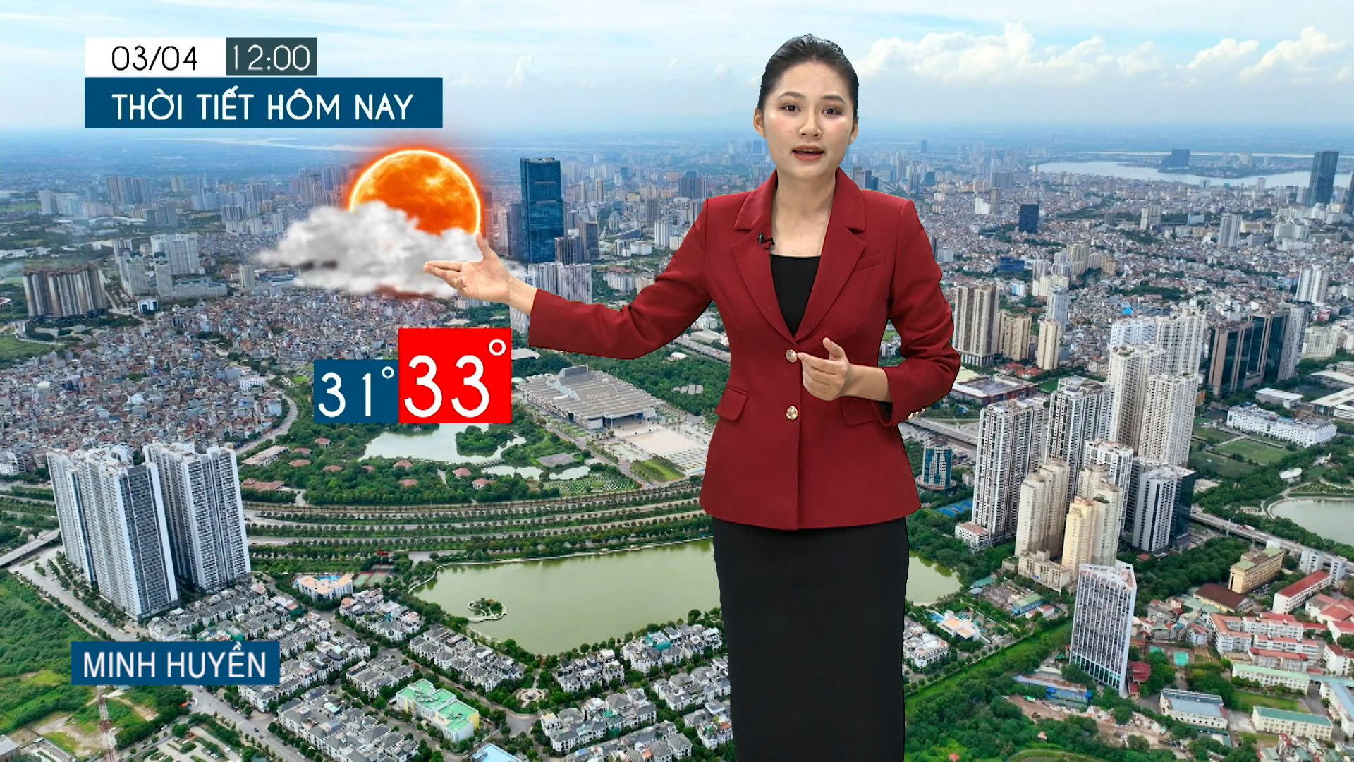 Dự báo thời tiết tối | 03/04/2026