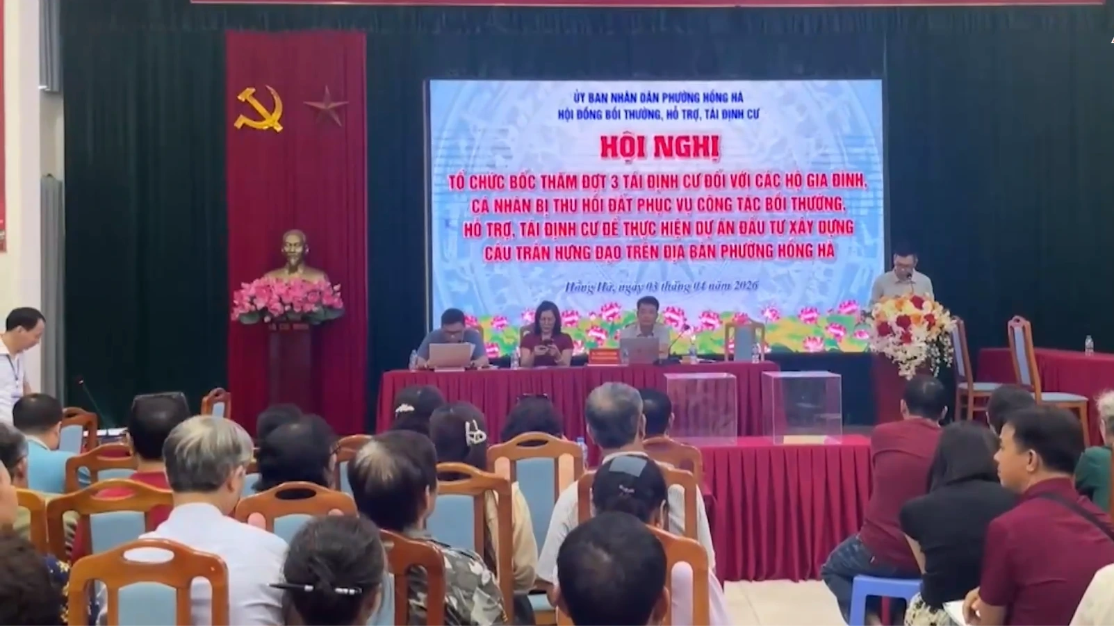 Phường Hồng Hà nỗ lực đẩy nhanh GPMB cầu Trần Hưng Đạo