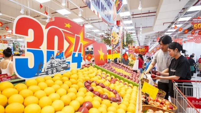 Siêu thị tăng cường kích cầu tiêu dùng dịp 30/4-1/5