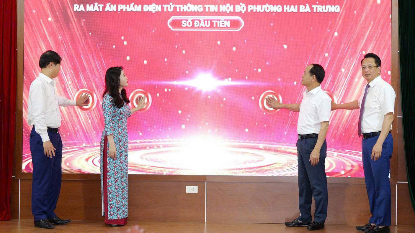 Phường Hai Bà Trưng ra mắt ấn phẩm điện tử