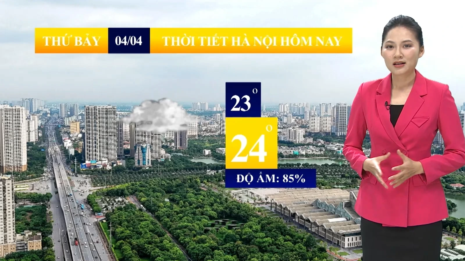 Dự báo thời tiết sáng | 04/04/2026